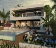 Нова вілла з басейном на першій лінії гольфа Альгорфа