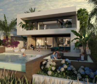 Нова вілла з басейном на першій лінії гольфа Альгорфа