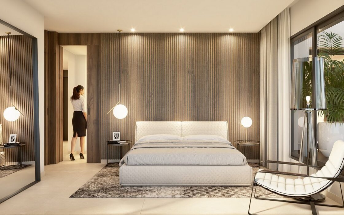 Нова вілла з басейном на першій лінії гольфа Альгорфа