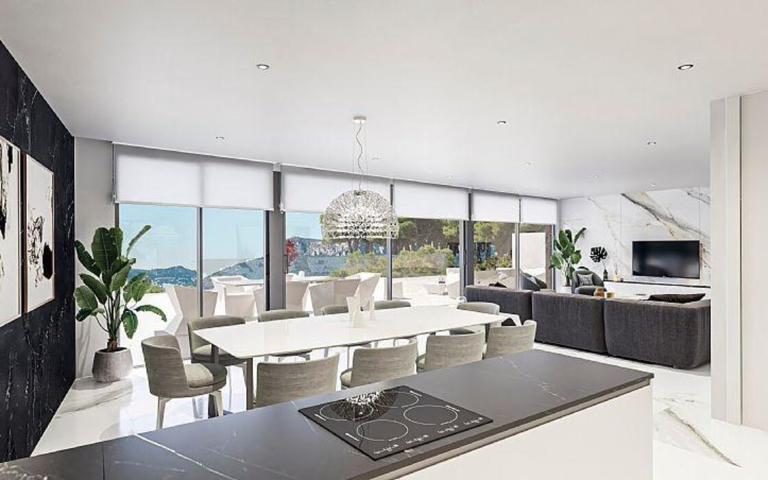 Вілла в Беніссі з видом на море 4 спальні 560 кв.м