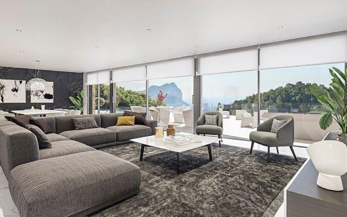 Вілла в Беніссі з видом на море 4 спальні 560 кв.м