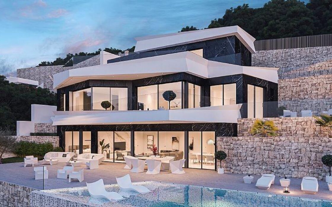 Вілла в Беніссі з видом на море 4 спальні 560 кв.м