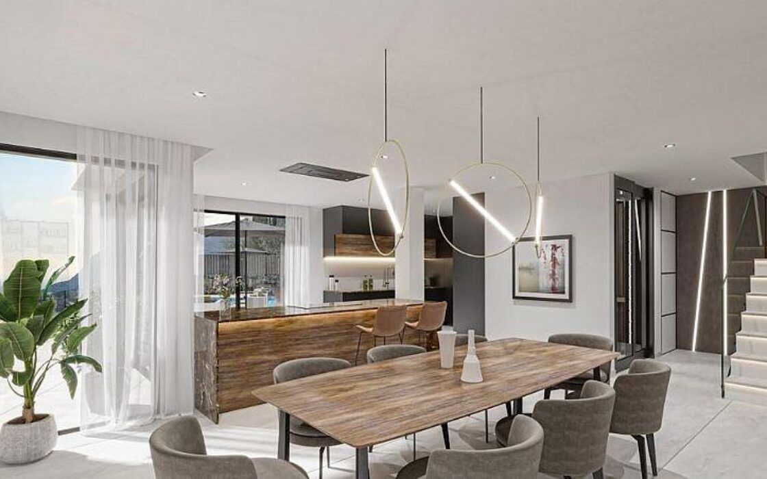 Вилла в Кальпе з басейном та видом на море 410 кв.м