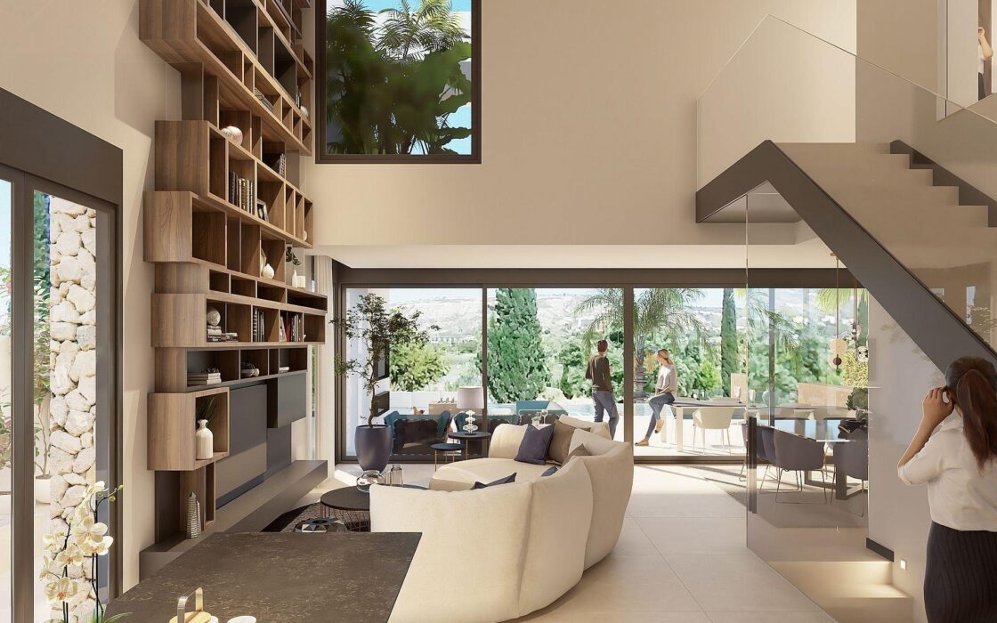 Виллы в Альгорфе 204 кв.м с террасой 180 кв.м у гольфа