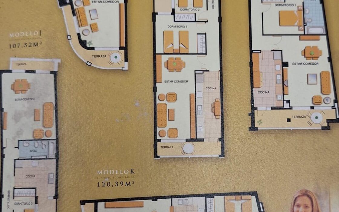 Апартаменты в Торревьехе 130 кв.м с террасой у моря