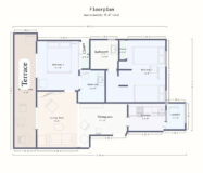 Квартира с террасой у моря в Калахонде, 90 кв.м, 3 комнаты