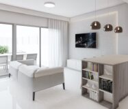 Новые виллы в Вилламартине с террасой и видом на море