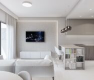 Новые виллы в Вилламартине с террасой и видом на море