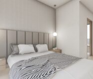 Новые виллы в Вилламартине с террасой и видом на море