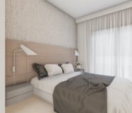 Новые виллы в Вилламартине с террасой и видом на море