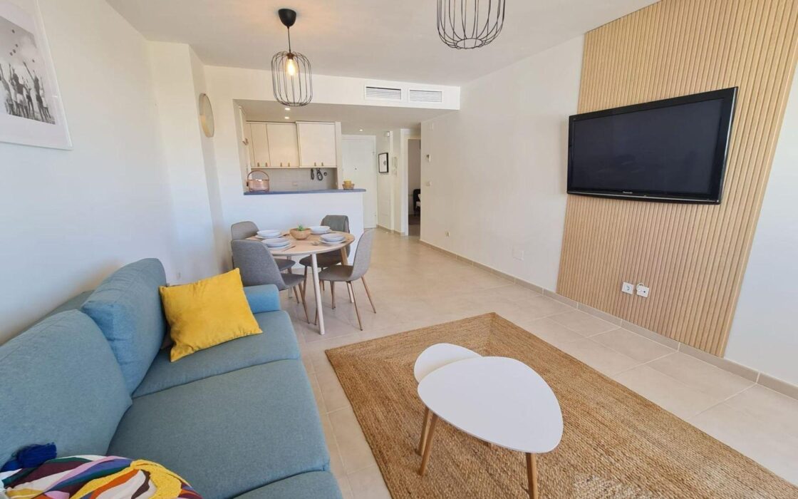 Апартаменты в Ориуэла Коста с террасой 85 кв.м 3 комнаты