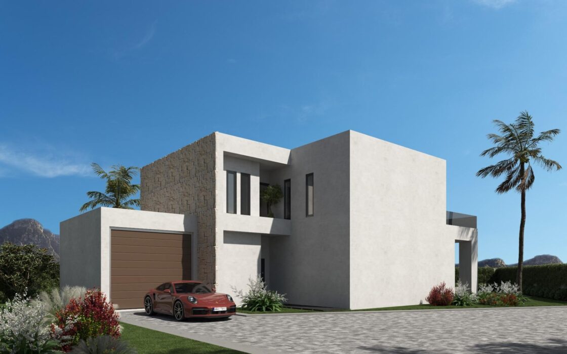 Сучасна вілла біля моря в Беніссі Коста 202 кв.м з басейном