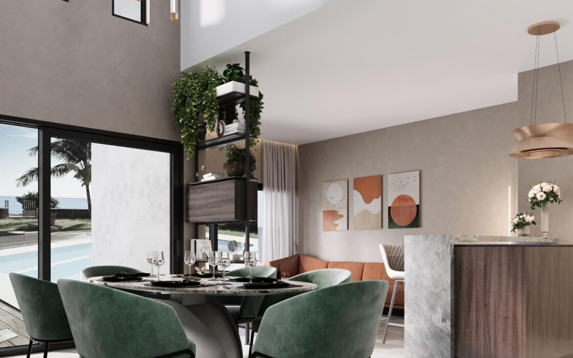 Сучасна вілла біля моря в Беніссі Коста 202 кв.м з басейном