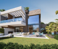 Двухквартирный дом в Марбелье с видом на море и террасой