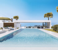 Двухквартирный дом в Марбелье с видом на море и террасой