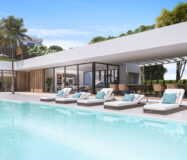 Двухквартирный дом в Марбелье с видом на море и террасой