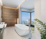 Двухквартирный дом в Марбелье с видом на море и террасой