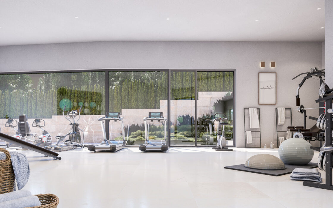 Двухквартирный дом в Марбелье с видом на море и террасой