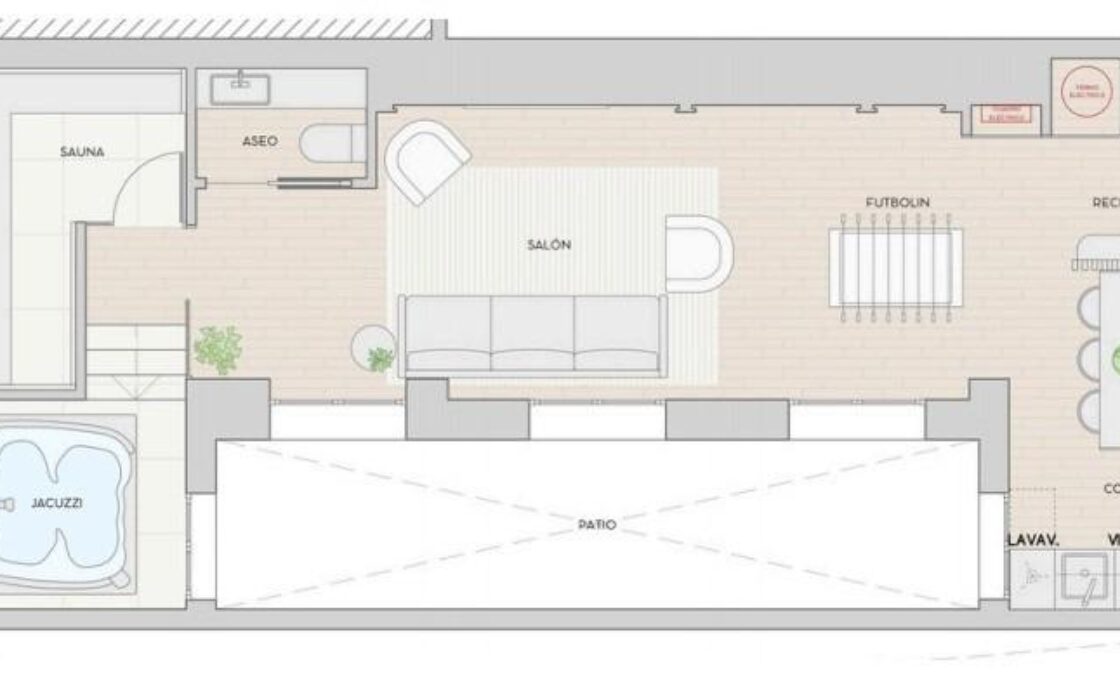 Эксклюзивная квартира в центре Мадрида с джакузи 213 кв.м