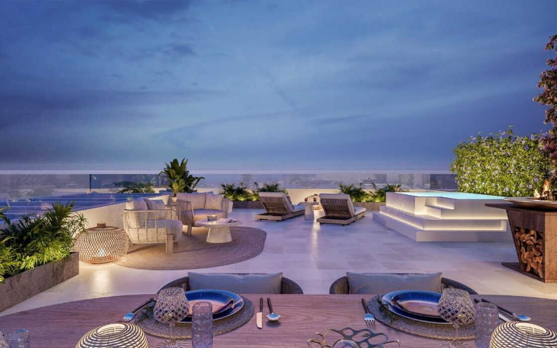 Элитные апартаменты у моря в Вильяхойосе, 2 спальни