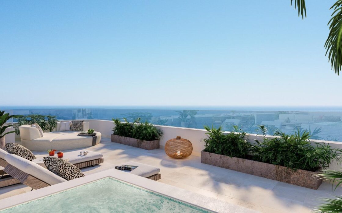 Элитные апартаменты у моря в Вильяхойосе, 2 спальни