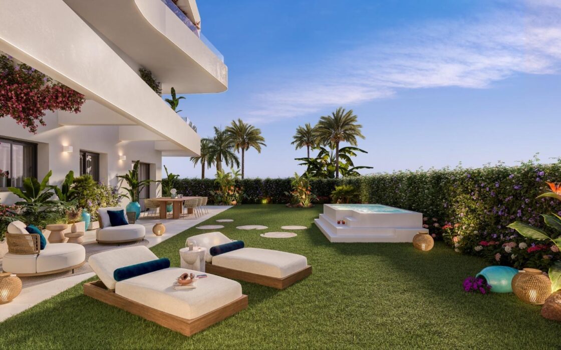 Элитные апартаменты у моря в Вильяхойосе, 2 спальни