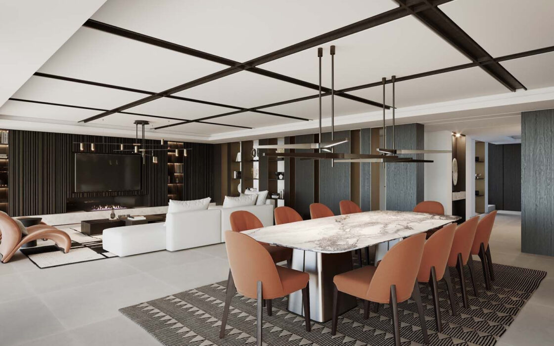 Вилла на первой линии гольфа в Марбелье, 1261 кв.м, с террасой