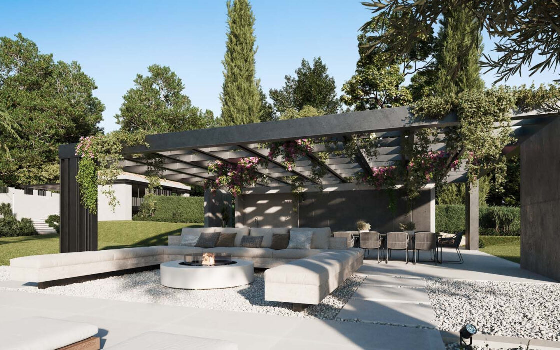 Вилла на первой линии гольфа в Марбелье, 1261 кв.м, с террасой