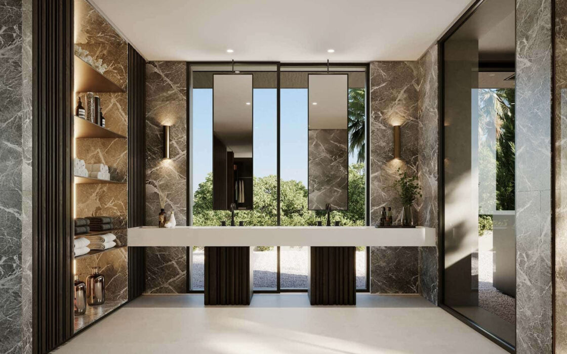 Вилла на первой линии гольфа в Марбелье, 1261 кв.м, с террасой