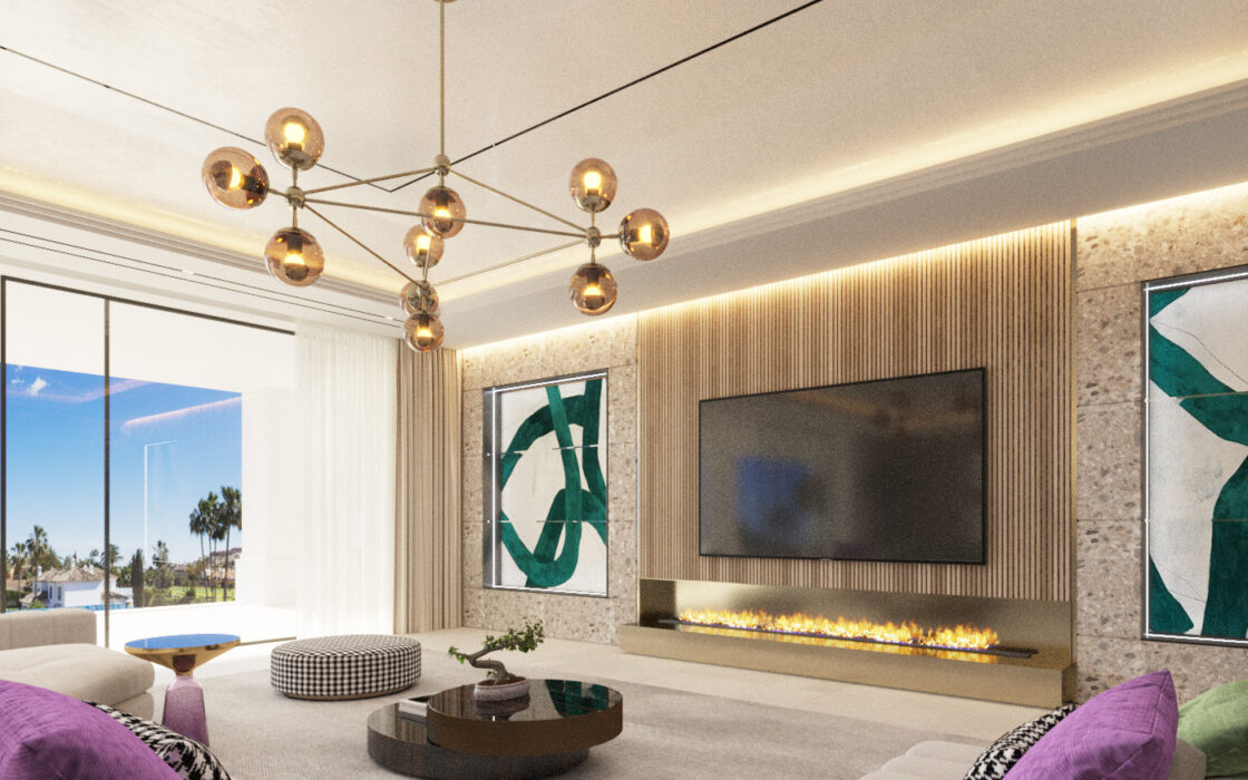 Розкішні вілли з видом на гольф в районі Пуерто-Банус 616 кв.м