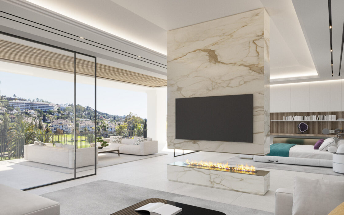 Розкішні вілли з видом на гольф в районі Пуерто-Банус 616 кв.м