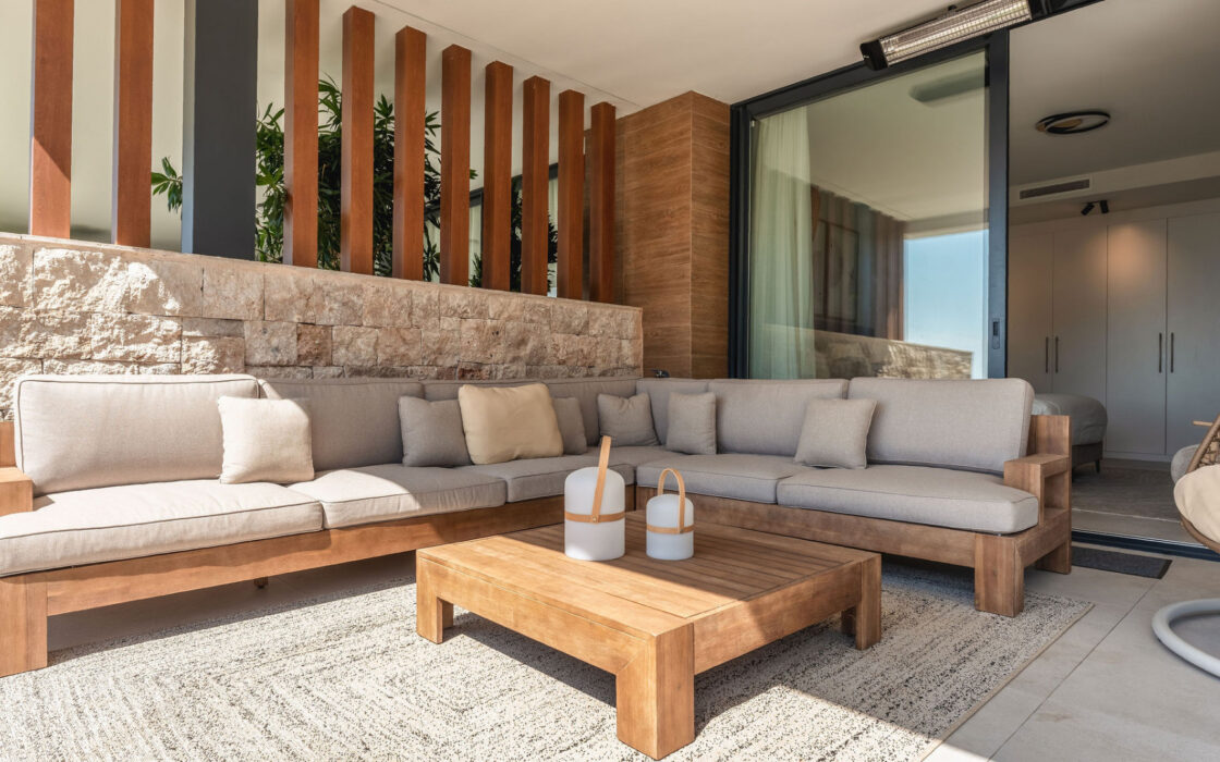 Квартира 3 комнаты в Восточной Марбелье с террасой 124 кв.м