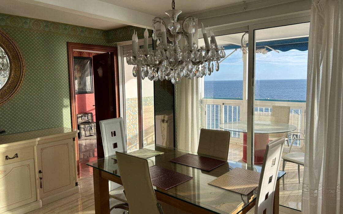 Квартира у пляжа Леванте, Бенидорм, 140 кв.м, панорама моря