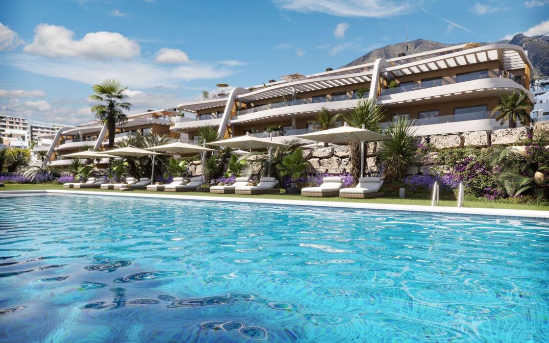 Апартаменти 80 кв.м в Финестрате з терасою біля моря