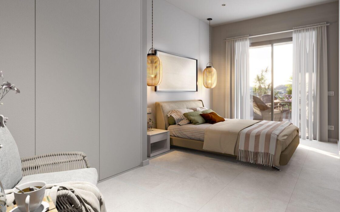 Апартаменти 80 кв.м в Финестрате з терасою біля моря