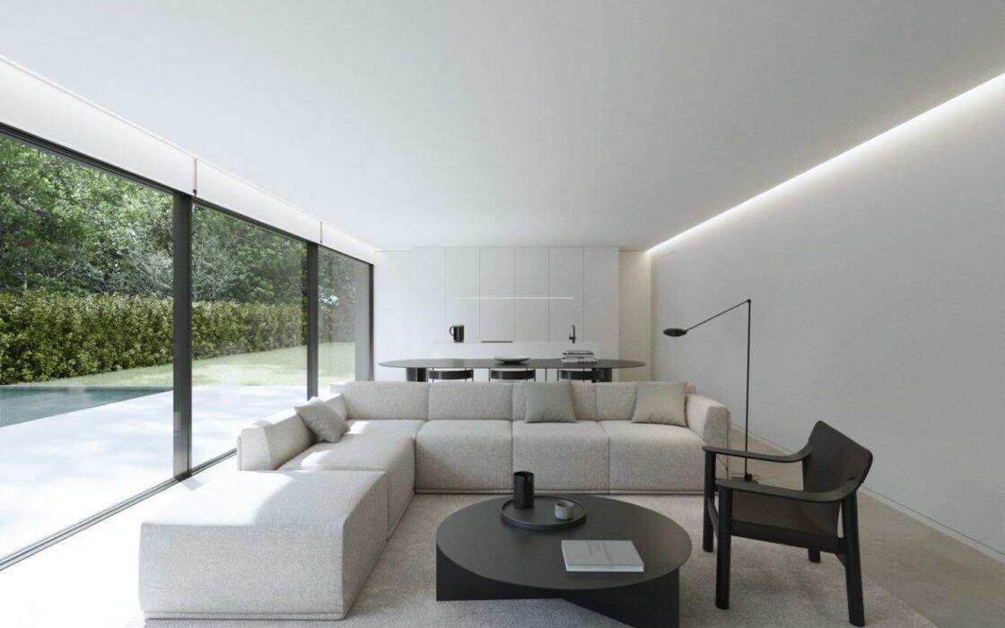 Дом с бассейном в Альфас-дель-Пи, 3 км до пляжа