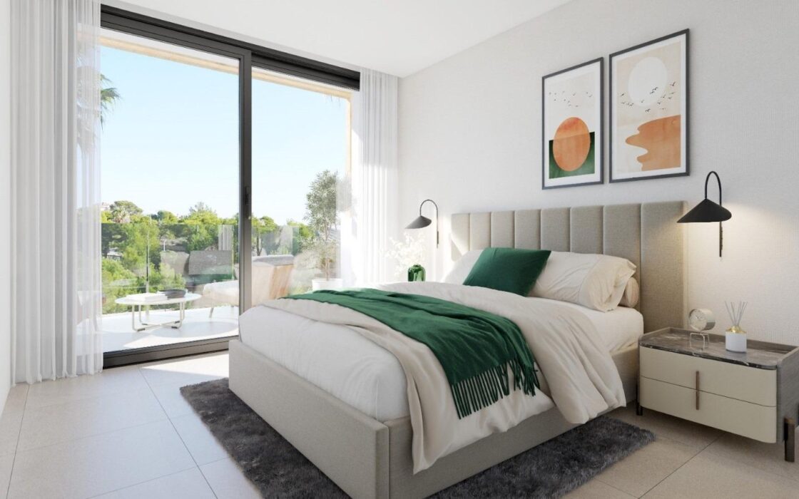 Новые двухквартирные дома с бассейном в Бенидорме 139 кв.м.