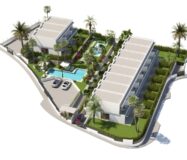 Новые двухквартирные дома с бассейном в Бенидорме 139 кв.м.