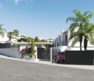 Новые двухквартирные дома с бассейном в Бенидорме 139 кв.м.