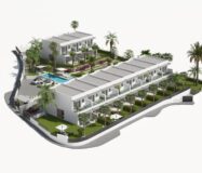 Новые двухквартирные дома с бассейном в Бенидорме 139 кв.м.