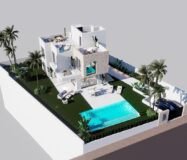 Новые виллы с бассейном в Балкон де Финестрат 330 кв.м