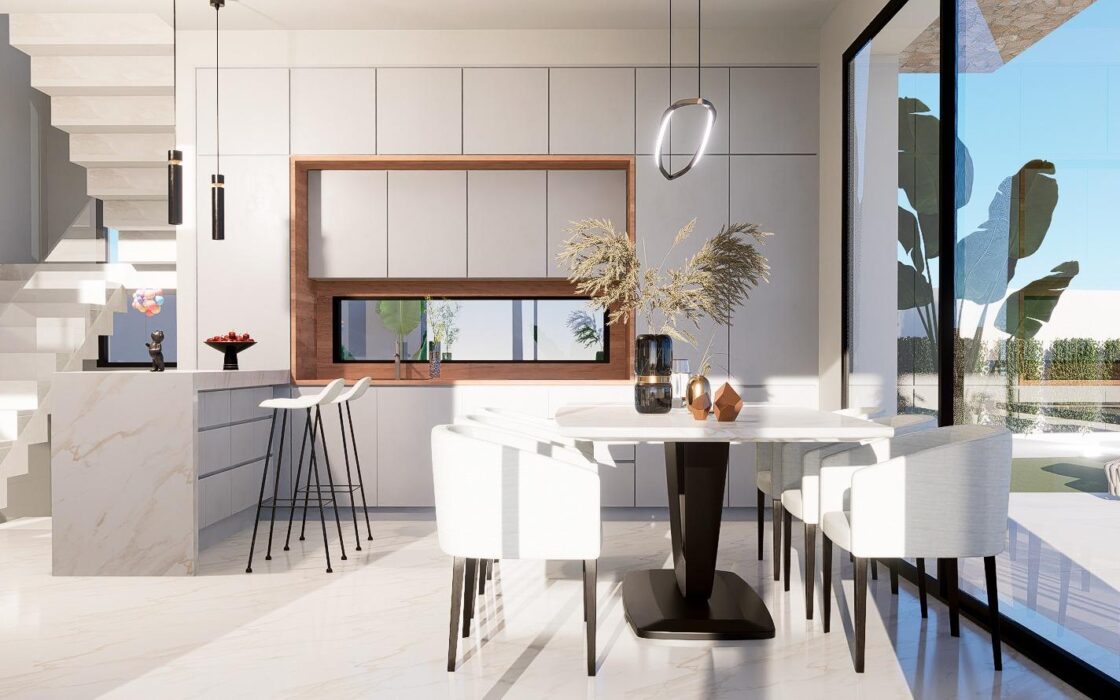 Виллы с частным бассейном в Балкон де Финестрат 330 кв.м