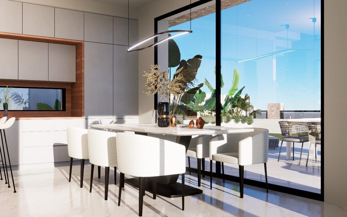 Виллы с частным бассейном в Балкон де Финестрат 330 кв.м