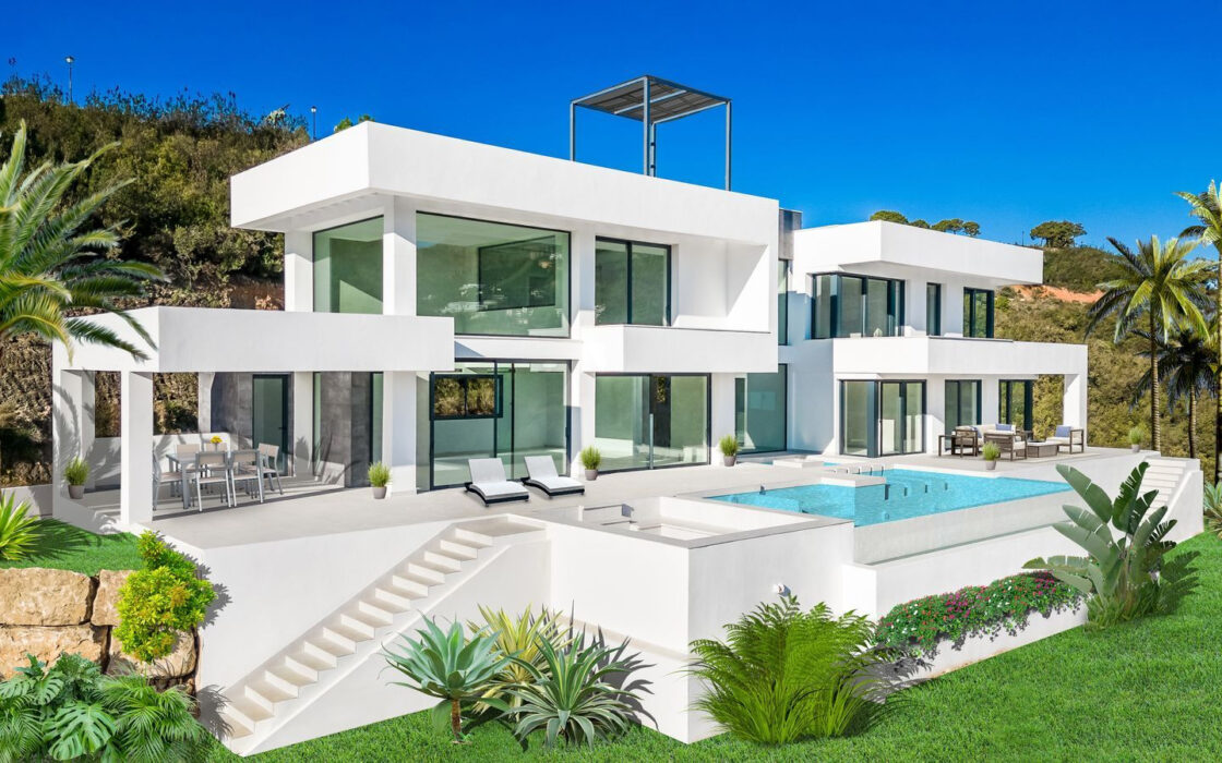 Новая вилла в Марбелье 786 кв.м с террасой и мебелью