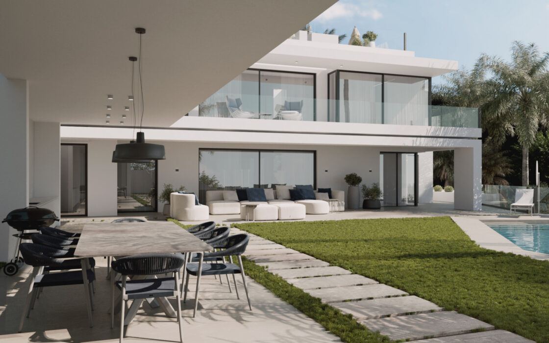 Вілла 137 кв.м в охоронюваному поселенні біля моря