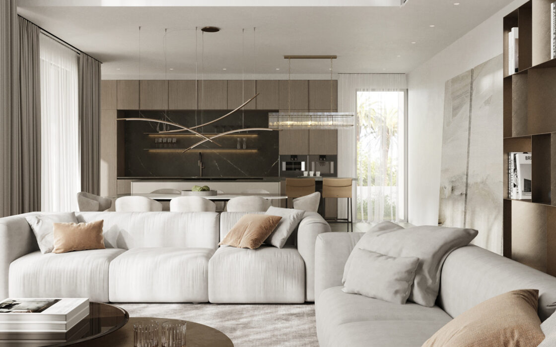 Вілла 137 кв.м в охоронюваному поселенні біля моря