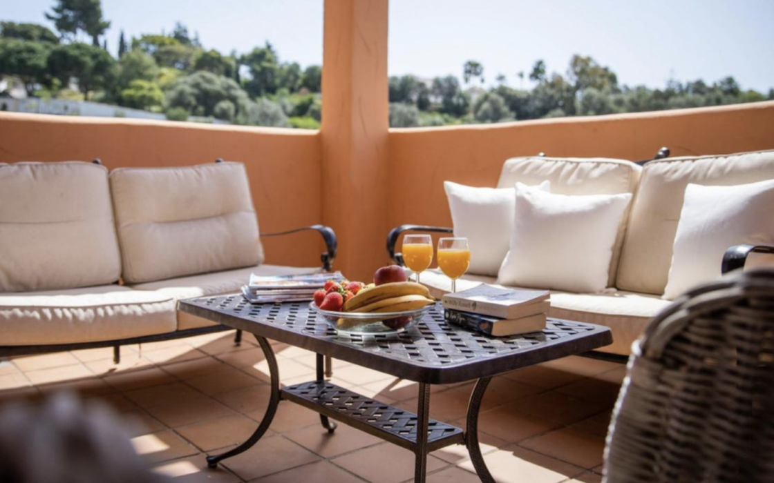 Видова квартира з двома спальнями в Марбельї 120 кв.м