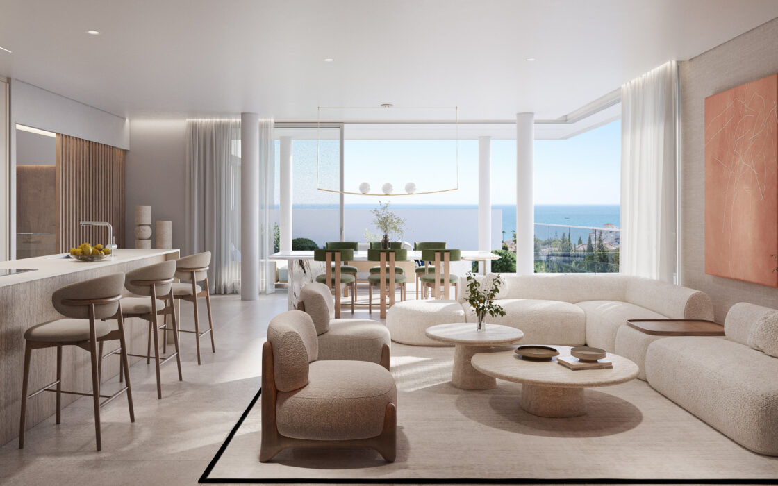 Вилла с террасой и четырьмя спальнями в Эстепоне