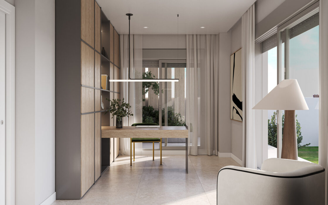 Вилла с террасой и четырьмя спальнями в Эстепоне