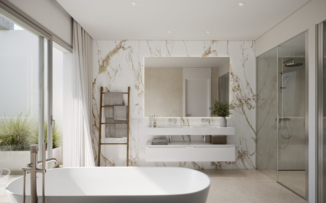 Вилла с террасой и четырьмя спальнями в Эстепоне